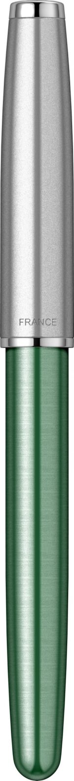 Ручка-роллер Parker Sonnet Essentials Green SB Steel CT, цвет чернил black, перо: F, в подарочной упаковке. 7
