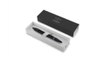 Шариковая ручка Parker IM Vibrant Rings Flame Blue,стержень: M, цвет чернил: Blue, в подарочной упаковке. 2
