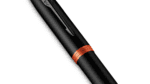 Ручка-роллер Parker IM Vibrant Rings Flame Orange, стержень:Fblk, в подарочной упаковке. 6