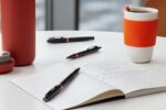Шариковая ручка Parker IM Vibrant Rings Flame Orange, стержень: Mblue, в подарочной упаковке. 7