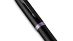 Ручка-роллер Parker IM Vibrant Rings Flame Amethyst Purple, стержень:Fblk, в подарочной упаковке. 5