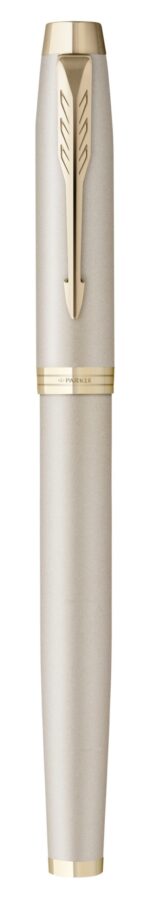 Ручка роллер Parker IM Professionals Monochrome Champagne, стержень:F, цвет чернил: black, в подарочной упаковке. 3