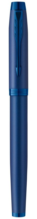 Ручка роллер Parker IM Monochrome Blue, стержень:F, цвет чернил: black, в подарочной упаковке. 3