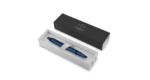 Шариковая ручка Parker IM Monochrome Blue, стержень:M, цвет чернил: blue, в подарочной упаковке. 2