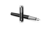Ручка перьевая Parker "Ingenuity Black CT" перо: F, цвет чернил: blue/black, в подарочной упаковке. 4