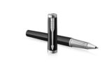 Ручка-роллер Parker "Ingenuity Black CT" стержень:F, цвет чернил: black, в подарочной упаковке. 4