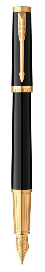 Ручка перьевая Parker "Ingenuity Black GT" перо: F, цвет чернил: blue/black, в подарочной упаковке.