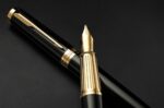 Ручка перьевая Parker "Ingenuity Black GT" перо: F, цвет чернил: blue/black, в подарочной упаковке. 8