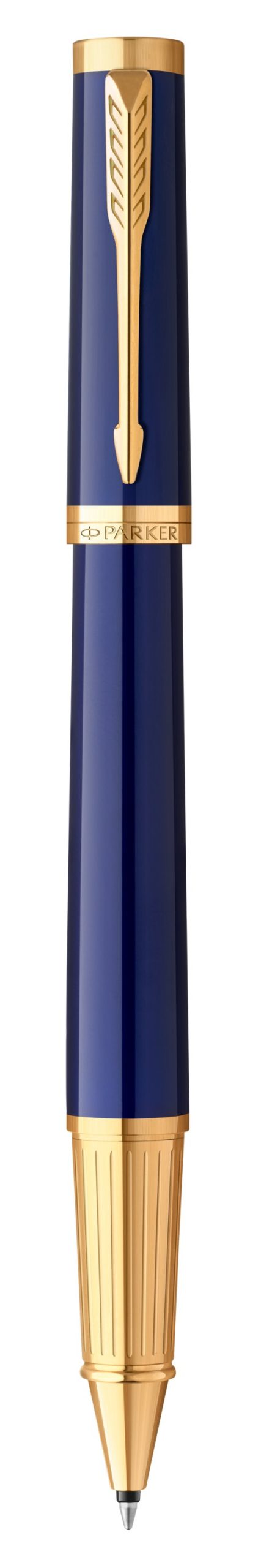 Ручка-роллер Parker «Ingenuity Blue GT» стержень: F, цвет чернил: black, в подарочной упаковке.