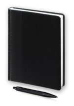 Подарочный набор Parker: черный ежедневник и черная шариковая ручка Parker IM Black Edition, цвет чернил синий 8