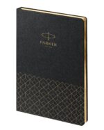 Ежедневник недатированный, черный c нанесением Logo Parker (P_1113305)