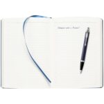 Подарочный набор: Шариковая ручка Parker IM Metal Matte Blue CT и Ежедневник  недатированный синий 6