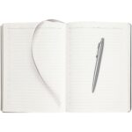 Подарочный набор: Шариковая ручка Parker Jotter Essential, St. Steel СT и Ежедневник  недатированный, серый 9