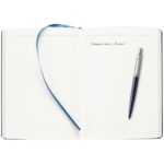 Подарочный набор: Шариковая ручка Parker Jotter Essential, Royal Blue CT, стержень: Mblue и Ежедневник  недатированный синий 6