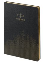 Ежедневник, недатированный, черный c нанесением Logo Parker