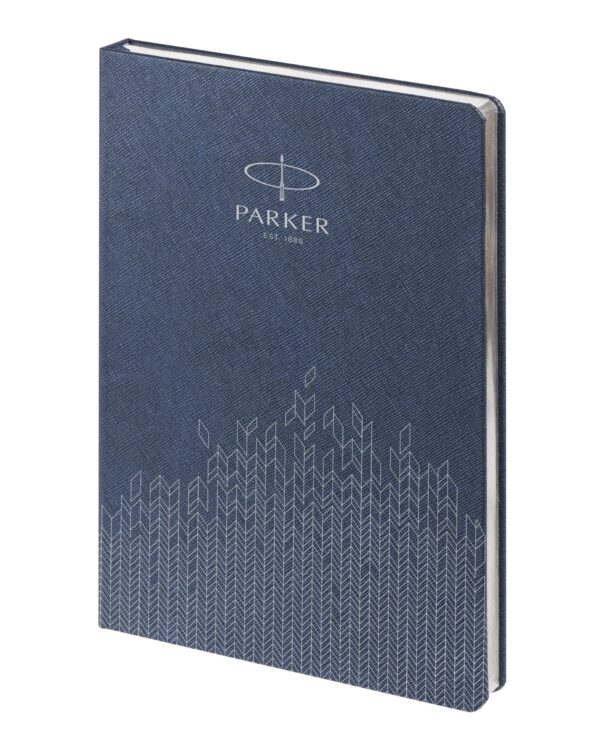 Ежедневник недатированный, синий c нанесением Logo Parker (P1_1114005)