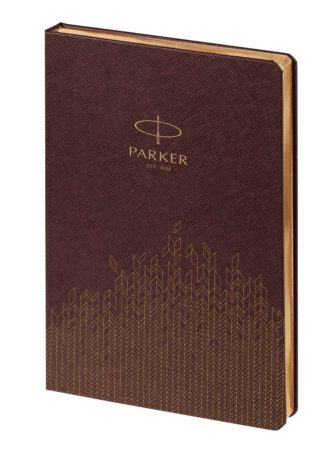 Ежедневник недатированный, черный c нанесением Logo Parker