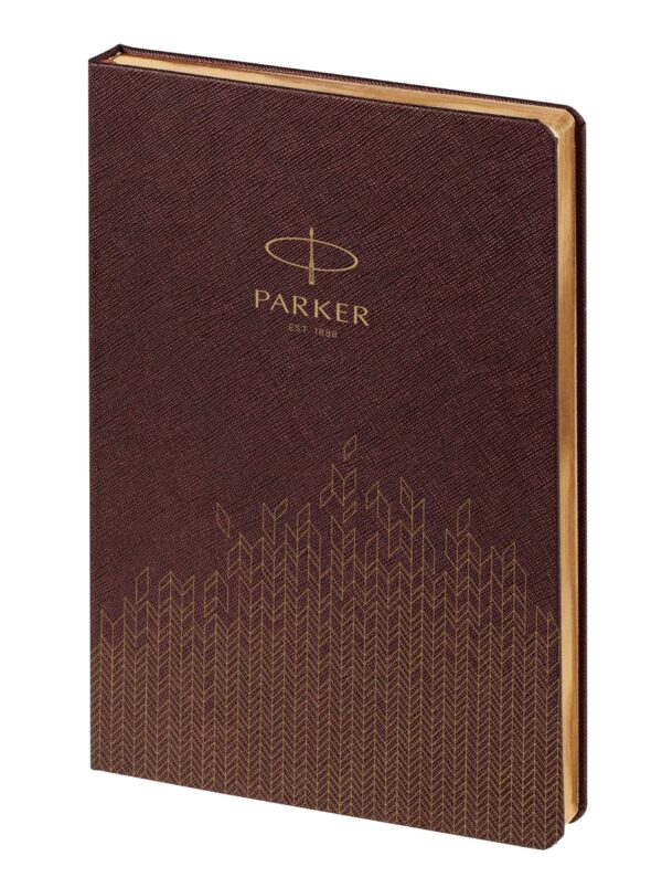 Ежедневник недатированный, коричневый c нанесением Logo Parker (P1_1115905)