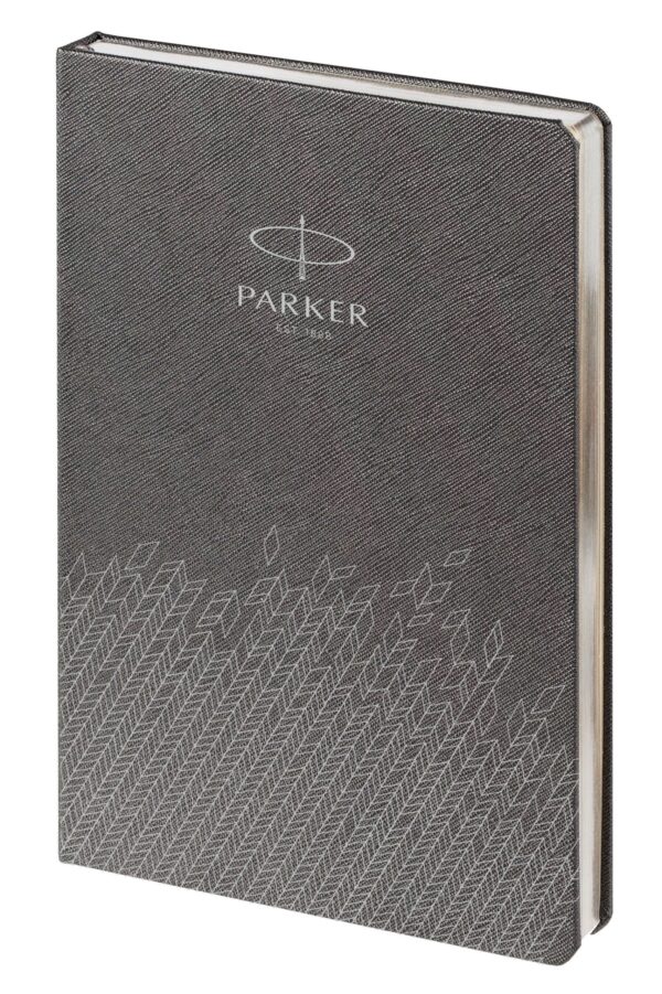 Ежедневник недатированный, серый c нанесением Logo Parker (P_1111005)