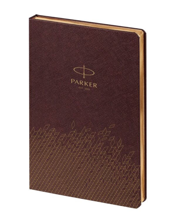 Ежедневник недатированный, коричневый c нанесением Logo Parker (P_1115905)