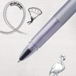 Ручка-роллер Parker Vector XL Silver Blue CT, цвет чернил black, стержень: F, в подарочной упаковке. 15