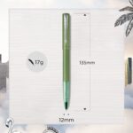 Ручка-роллер Parker Vector XL Green CT, цвет чернил black, стержень: F, в подарочной упаковке. 16