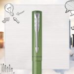 Ручка-роллер Parker Vector XL Green CT, цвет чернил black, стержень: F, в подарочной упаковке. 18
