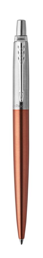Подарочный набор: Шариковая ручка Parker Jotter Essential Chelsea Orange CT и Ежедневник недатированный, черный. 2