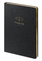 Ежедневник недатированный, черный c нанесением Logo Parker
