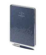 Подарочный набор: Шариковая ручка Parker Jotter Essential, Royal Blue CT и Ежедневник недатированный, синий 3