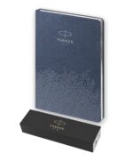Подарочный набор: Шариковая ручка Parker Jotter Essential, Royal Blue CT и Ежедневник недатированный, синий 7
