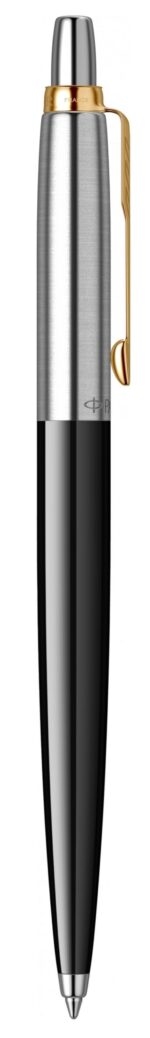Шариковая ручка Parker Jotter K160, цвет: Black/GT, стержень: M, цвет чернил: blue, в подарочной упаковке. 3