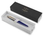Шариковая ручка Parker Jotter K160, цвет: Blue/GT, стержень: M, цвет чернил: blue, в подарочной упаковке. 2