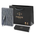 Подарочный набор: Шариковая ручка Parker Jotter Essential, Royal Blue CT, стержень: Mblue и Ежедневник  недатированный синий 8