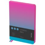 Подарочный набор: Шариковая ручка Parker Jotter Originals Blue Chrom CT и Ежедневник недатир розовый/голубой 3
