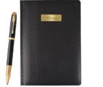 Подарочный набор: Ежедневник недатированная и Ручка роллер Parker IM Premium Core Black GT 6