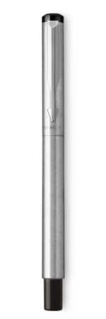 Перьевая ручка Parker Vector F03, цвет: Steel, перо: F, цвет чернил: blue, в подарочной упаковке 3