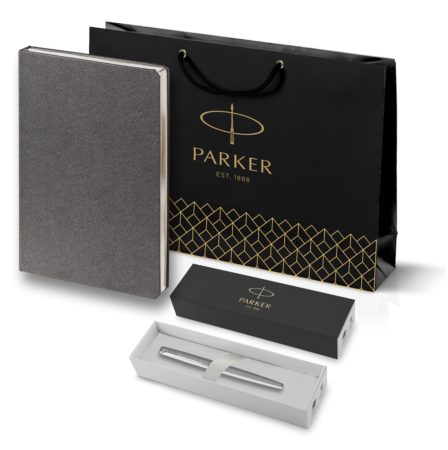 Подарочный набор из 2-х ручек Parker URBAN Muted black GT перьевая и шариковая ручки