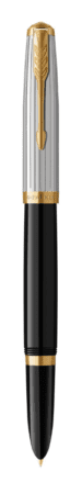 Ручка перьевая Parker "Ingenuity Blue GT" перо: F, цвет чернил: blue/black, в подарочной упаковке.