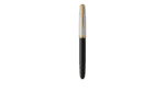 Перьевая ручка Parker 51 Premium Black GT, перо: M/F, чернила: Black,Blue, в подарочной упаковке. 3