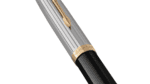 Перьевая ручка Parker 51 Premium Black GT, перо: M/F, чернила: Black,Blue, в подарочной упаковке. 6