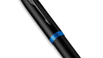 Перьевая ручка Parker IM Vibrant Rings Flame Blue, перо:F/M , цвет чернил: blue, в подарочной упаковке. 6
