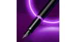Перьевая ручка Parker IM Vibrant Rings Flame Amethyst Purple, перо:F/M, цвет чернил: blue, в подарочной упаковке. 7