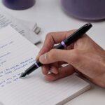 Перьевая ручка Parker IM Vibrant Rings Flame Amethyst Purple, перо:F/M, цвет чернил: blue, в подарочной упаковке. 8