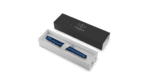Перьевая ручка Parker IM Monochrome Blue, перо:F, цвет чернил: blue, в подарочной упаковке. 2