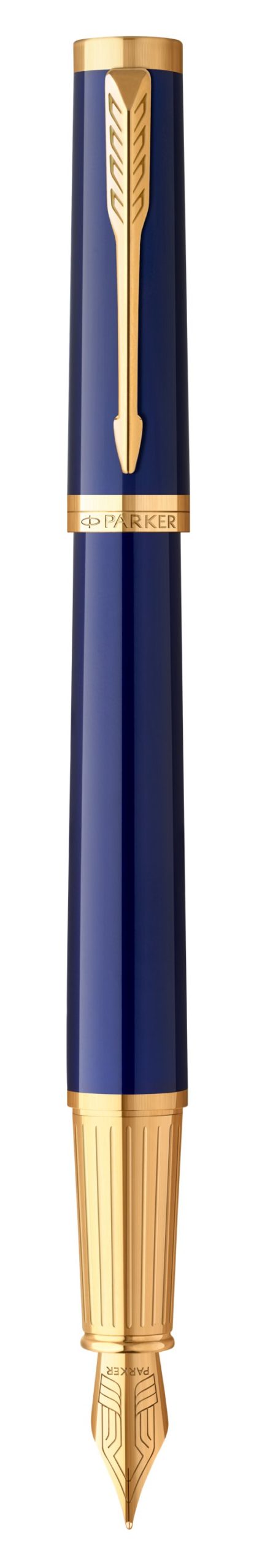 Ручка перьевая Parker «Ingenuity Blue GT» перо: F, цвет чернил: blue/black, в подарочной упаковке.