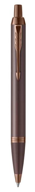 Шариковая ручка Parker IM Monochrome Brown, стержень:M, цвет чернил: blue, в подарочной упаковке.