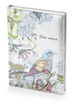 Подарочный набор: Шариковая ручка Parker Jotter Essential, Waterloo Blue CT и Ежедневник недатированный серебристый 3