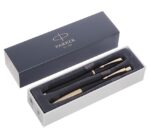 Подарочный набор из 2-х ручек Parker URBAN Muted black GT перьевая и шариковая ручки 4