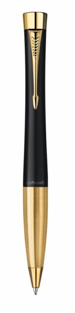 Подарочный набор из 2-х ручек Parker URBAN Muted black GT перьевая и шариковая ручки 6